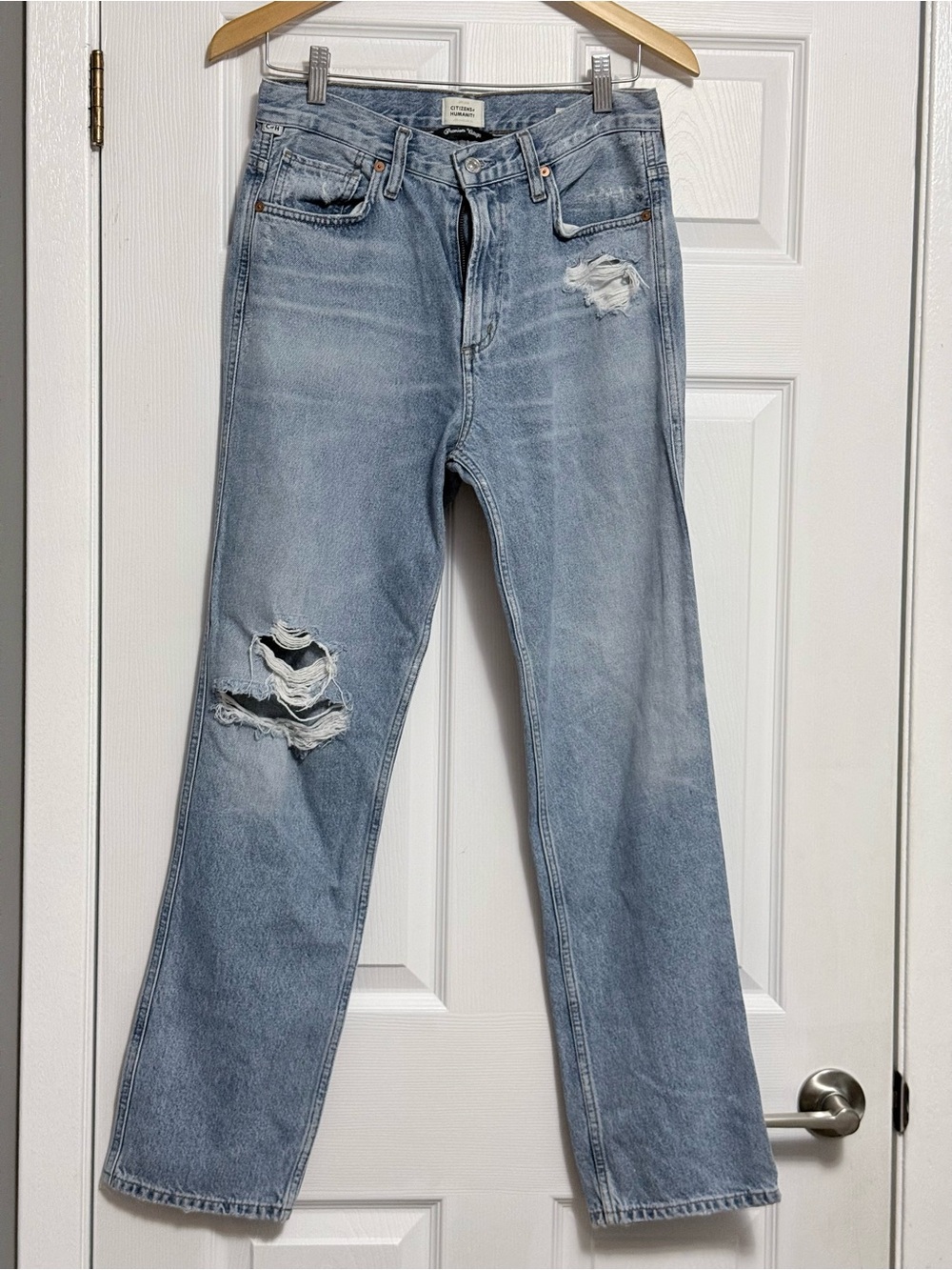 CITIZENS OF HUMANITY The Daphne High Rise Straight Leg 30” L Jeans